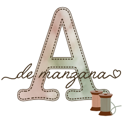 A de manzana - Creamos mundos de tela